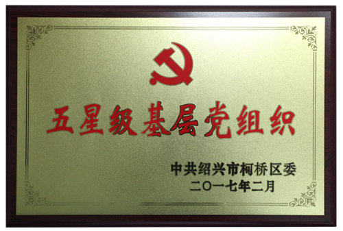 中共绍兴市柯桥区委2016年度五星级基层党组织.png